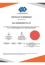 Registry of SLOTS – SCAL – Soil Engr 